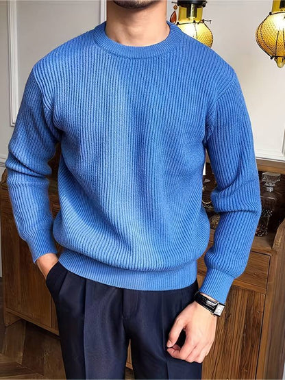 Truien Heren | Gebreide Ribbel Sweater | Tijdloze Warmte & Comfort