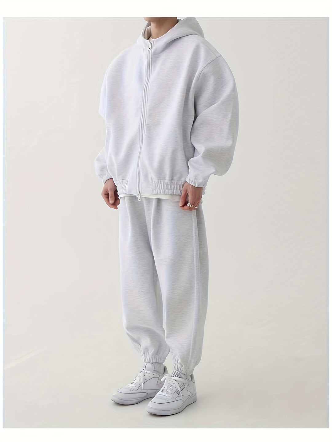 Heren Oversized Hoodie & Sweatpants Set | Comfortabel & Casual | Herfst/Winter