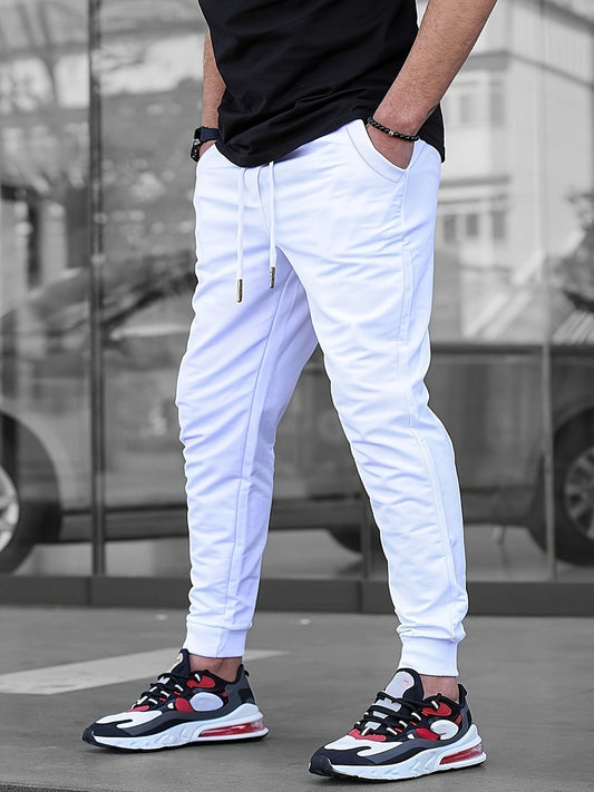 Heren Sportbroek | Lichtgewicht & Ademend | Trekkoord & Slim-Fit