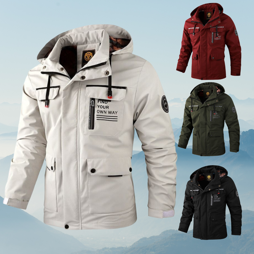 Winterjas Heren | Ultralicht Windjack | Capuchon