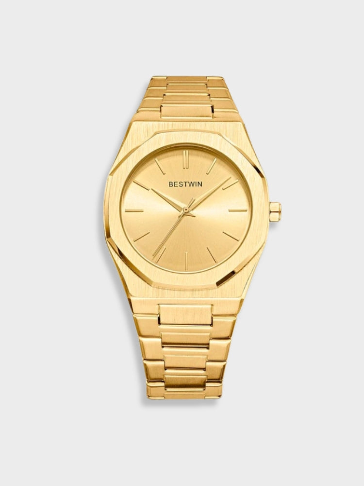 Tijdloos roestvrij stalen Vintage horloge voor heren met klassieke elegantie | BESTWIN