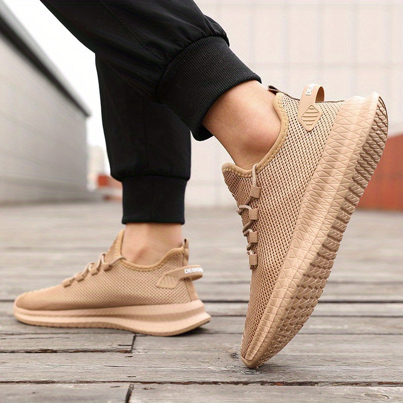 Heren Hardloopschoenen | Lage & Ademend | Casual Outdoor Sportschoenen | Met Vetersluiting