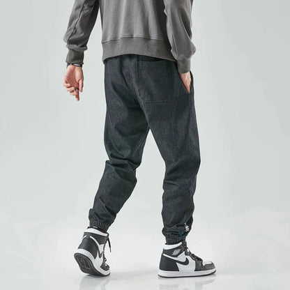 Klassieke denim joggers voor moeiteloos comfort en veelzijdige stijl | Roderick