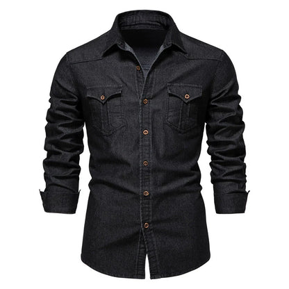 Heren Shirt | Slimfit | Lange Mouw |  Lange mouwen