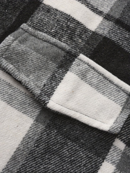Heren Overhemdjasje | Klassiek Geruit | Casual & Comfortabel | Lente & Herfst