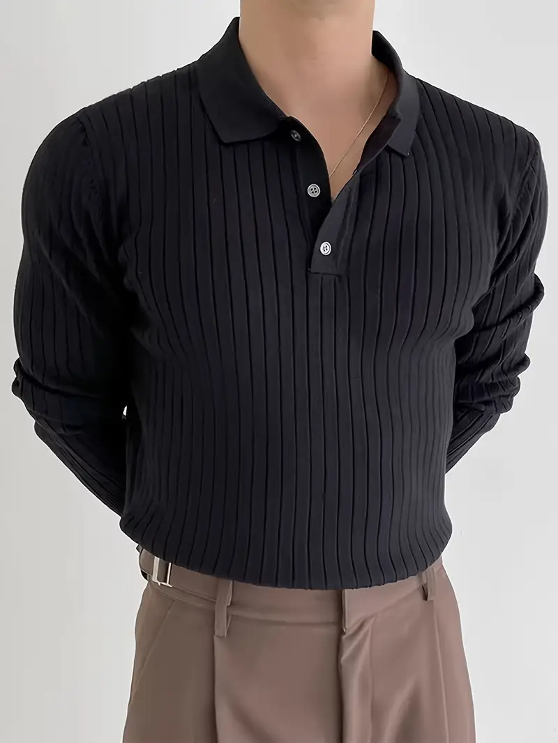 Truien Heren | Polo Kraag | Ribgebreid Design | Comfort Fit