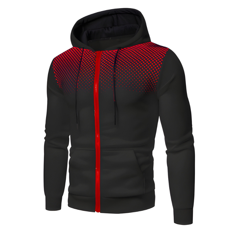 Winterjas Heren | Sportieve Hoodie met Rits | Ademend & Warm | Modern Design