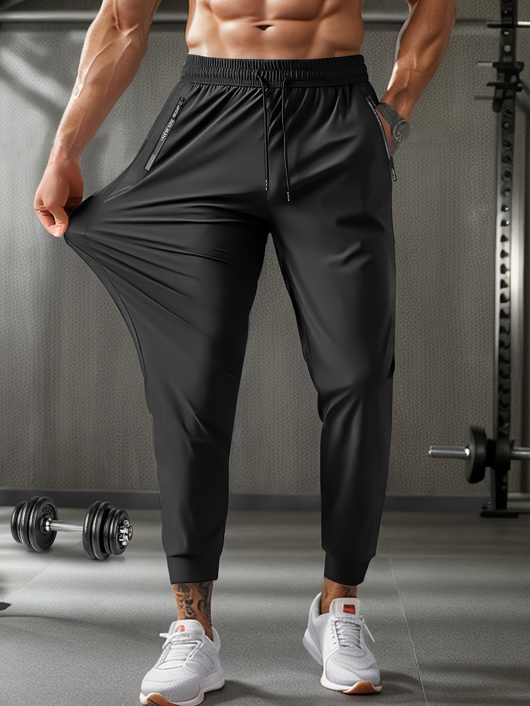 Heren Joggingbroek | Normale Pasvorm | Ademend & Rekbaar | Praktische zakken