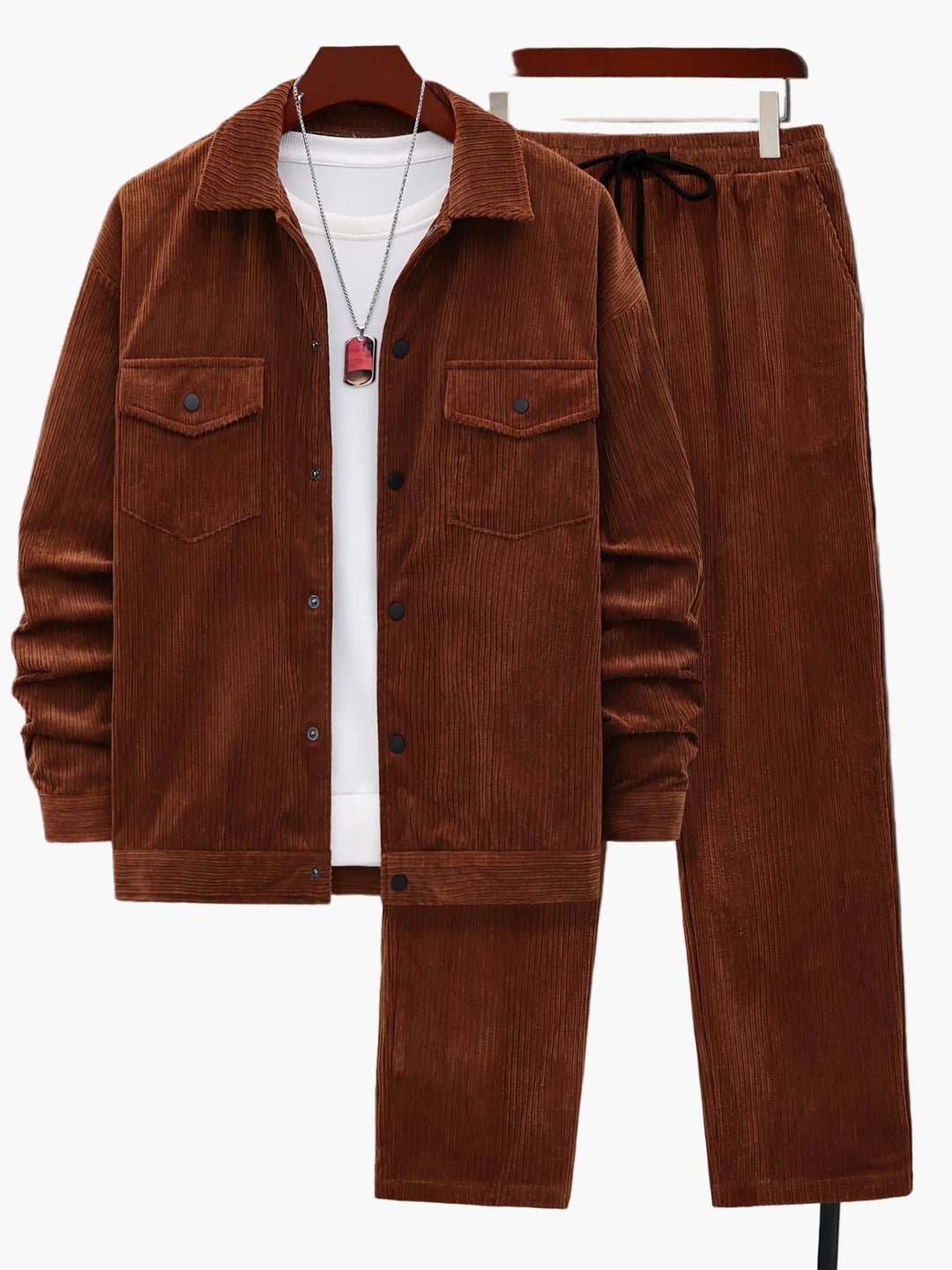 Heren Set | Vintage | Met Knoopjes | Winter