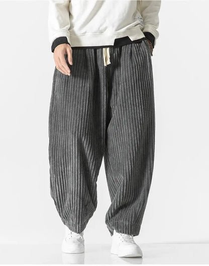 Relaxte Corduroy broek voor heren met zachte textuur en moderne stijl | Simon