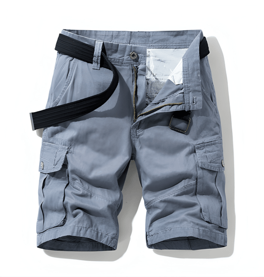 Cargo shorts heren in grijs