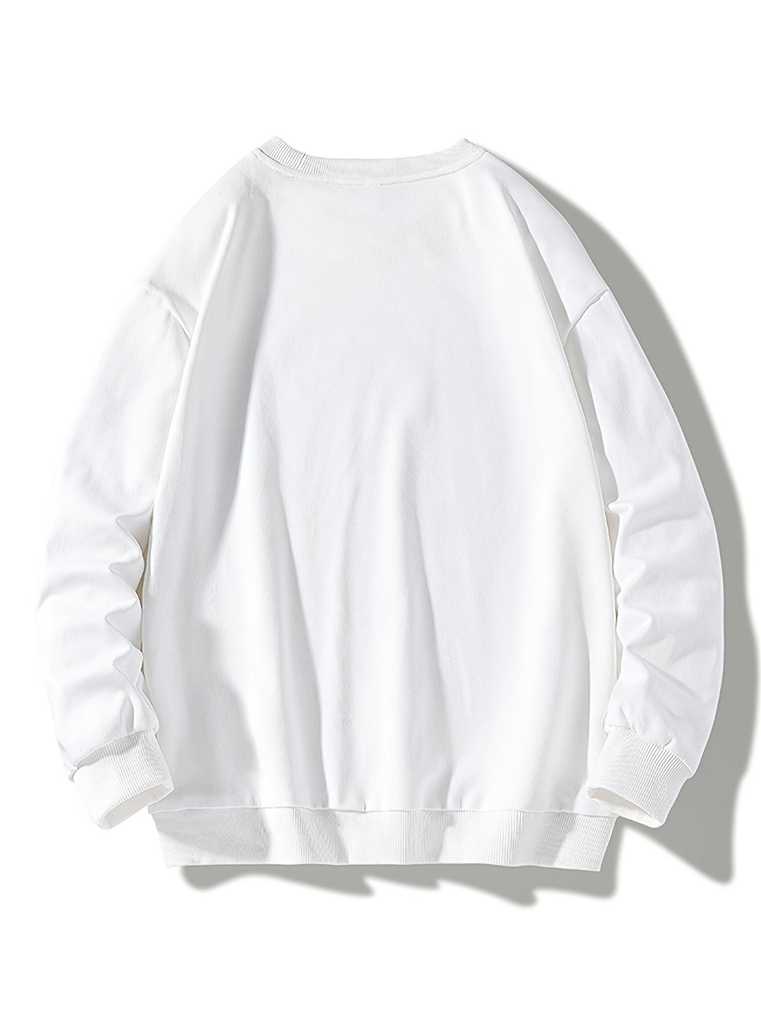 Truien Heren | Effen Kleur Sweatshirt |  Ronde Hals & Veelzijdige Stijl