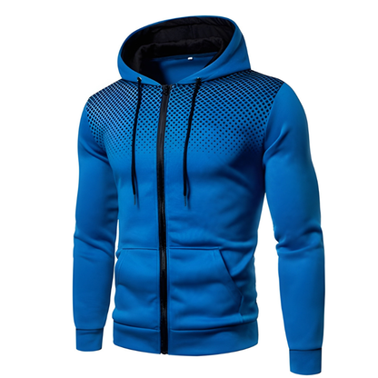 Winterjas Heren | Sportieve Hoodie met Rits | Ademend & Warm | Modern Design