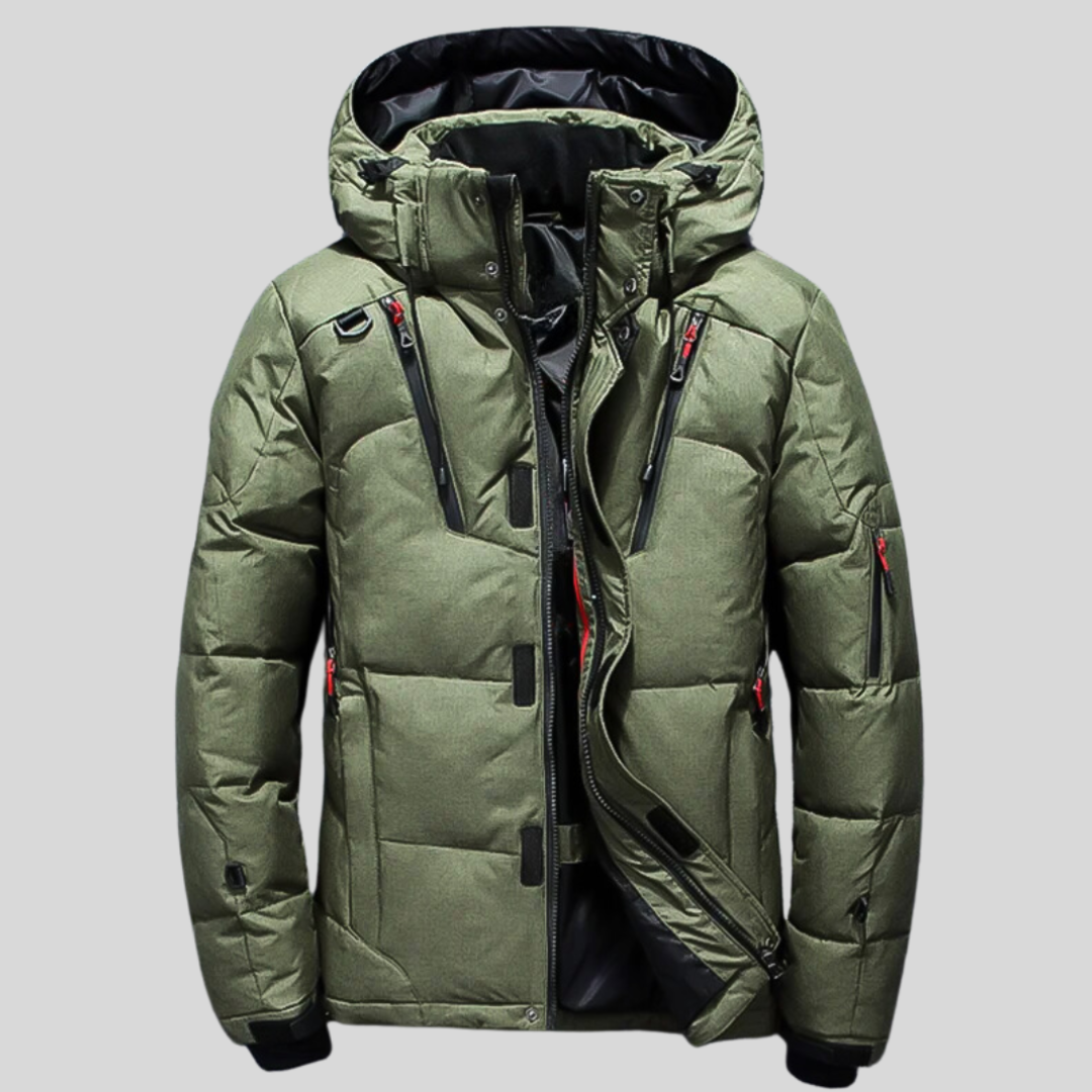 Charmante winterjas met capuchon voor ultieme warmte en tijdloze elegantie | Marcel