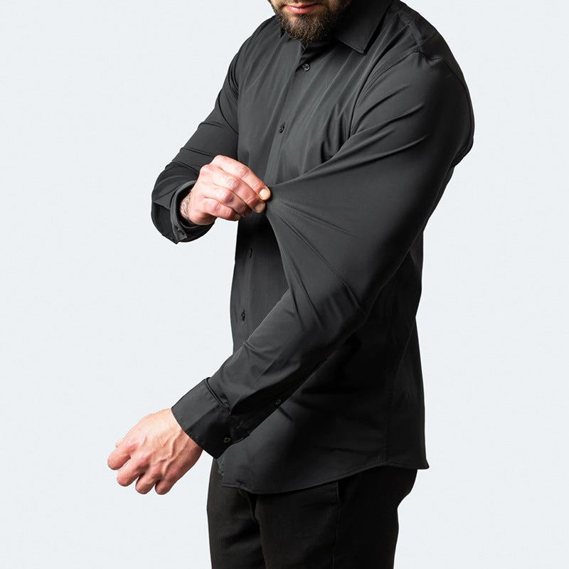 Overhemd Heren | Strijkvrij Kledingstuk | Slim Fit | Elegant Design