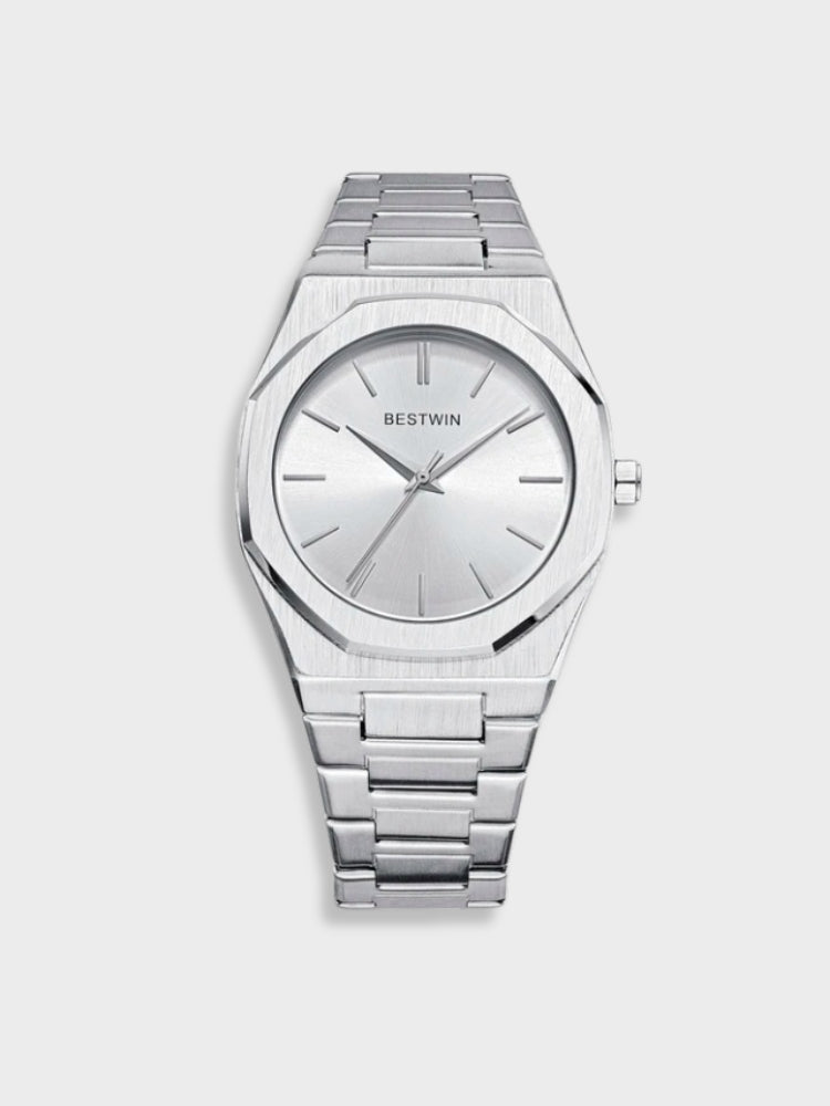 Tijdloos roestvrij stalen Vintage horloge voor heren met klassieke elegantie | BESTWIN