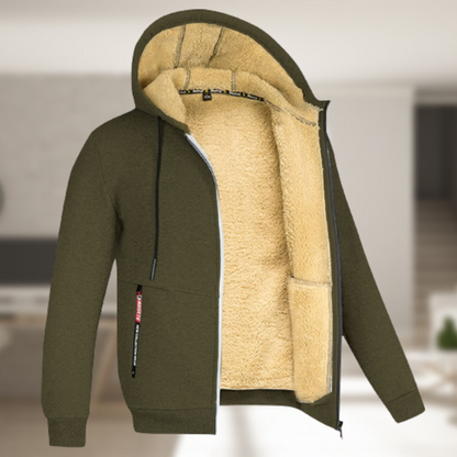 Winterjas Heren | Dik Gewatteerd & Gevoerd | Loose Fit Tussenjas