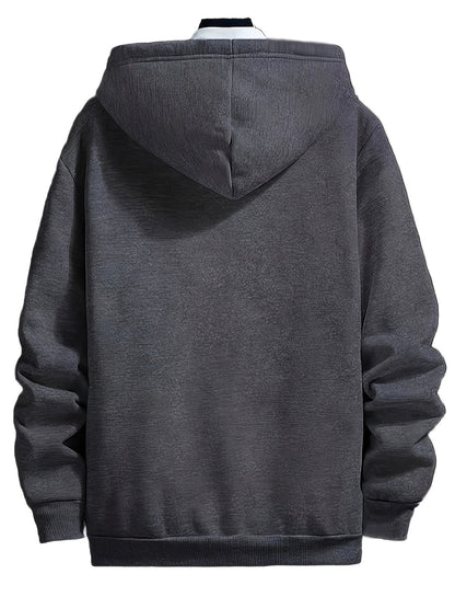 Heren Hoodie | Gebreid met Nepbont | Warm & Gezellig | Herfst/Winter