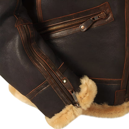 Premium Leren Bomberjack met Zachte Voering voor Ultieme Warmte en Stijl | Lars