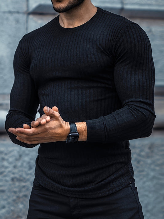 Herenshirt | Effen & Ademend | Lange Mouwen | Casual Comfort