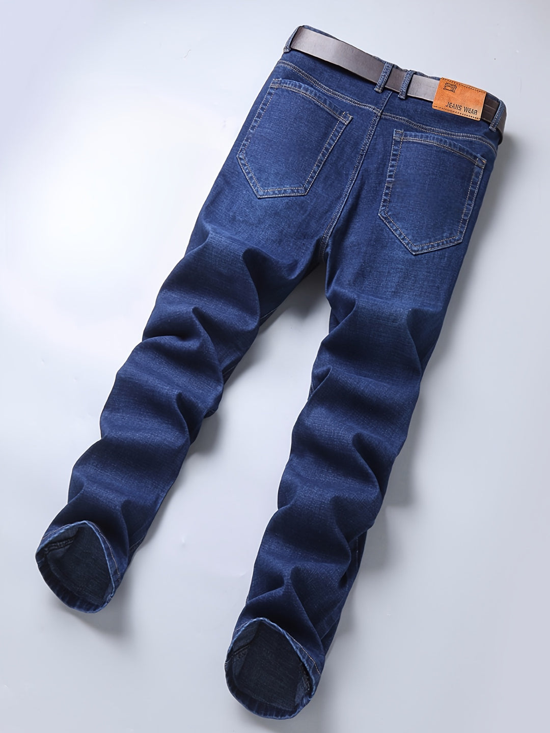 Heren Jeans | Wijde pijpen | Gewassen look & gemiddelde stretch