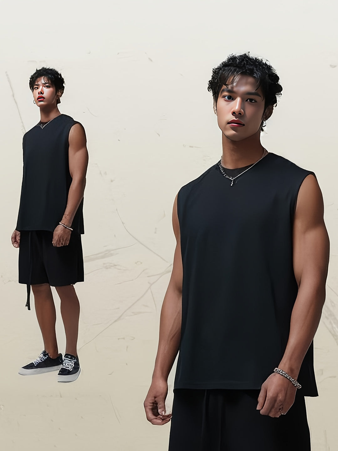 Mouwloze heren tanktop