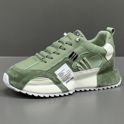 Heren Platformschoenen | Comfortabel & Trendy | Voor Wandelen & Joggen | All-Season Veterschoen