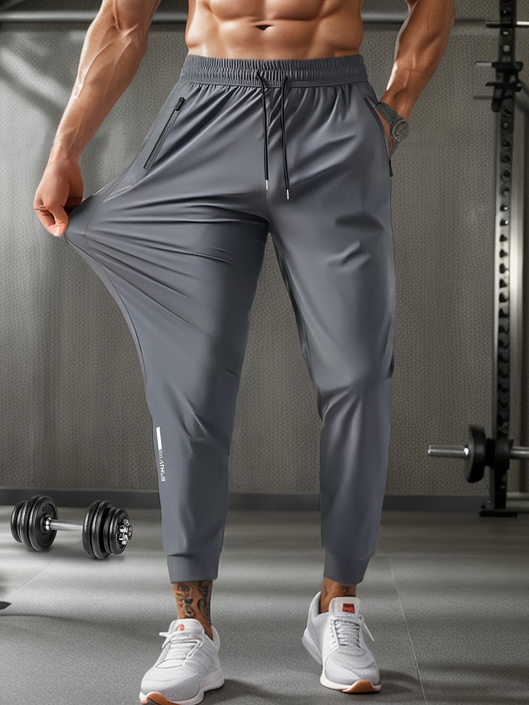 Heren Joggingbroek | Normale Pasvorm | Ademend & Rekbaar | Praktische zakken