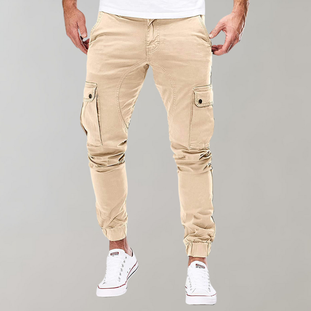 Cargo Broek Heren | Elastische Taille | Comfortabele Werkkleding