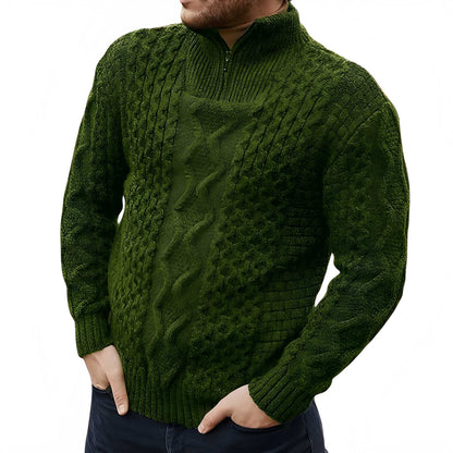 Truien Heren | Half-Zip | Opstaande Kraag | Sportieve Pasvorm