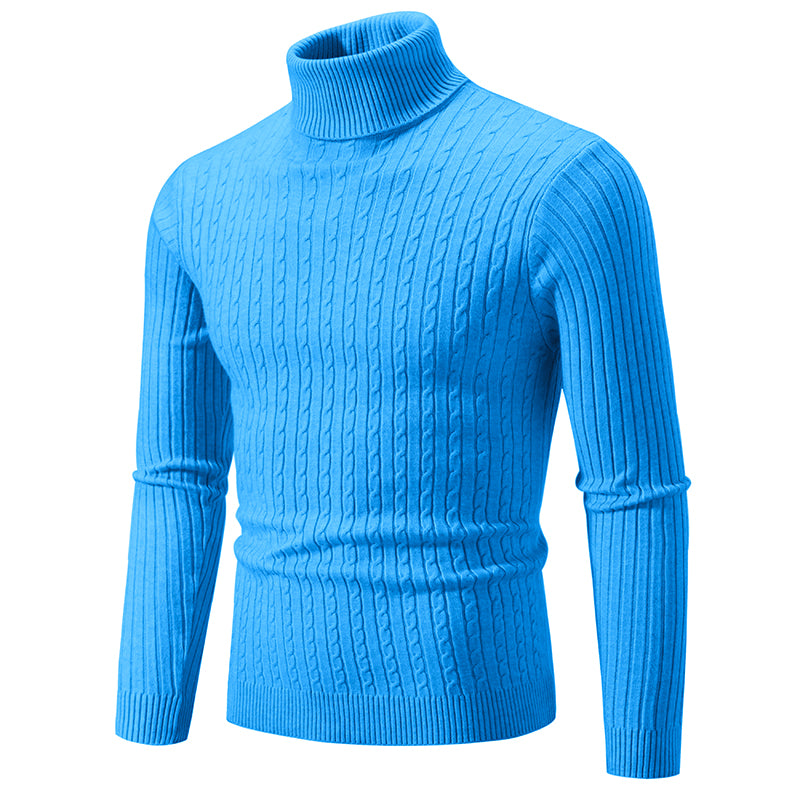 Coltrui Heren | Slim Pasvorm | Hoge Hals & Gebreid Design