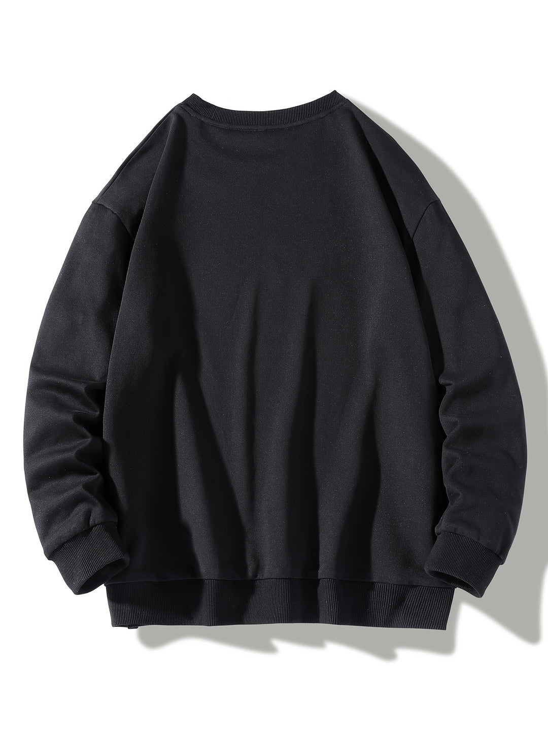 Truien Heren | Effen Kleur Sweatshirt |  Ronde Hals & Veelzijdige Stijl