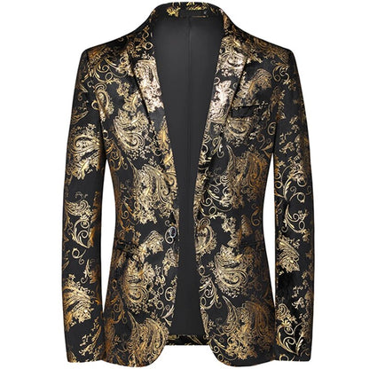 Blazer Heren | Uniek Printdesign | Stijlvolle Slim Fit Jas