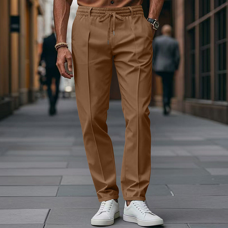 Elegante nette broek heren in bruin