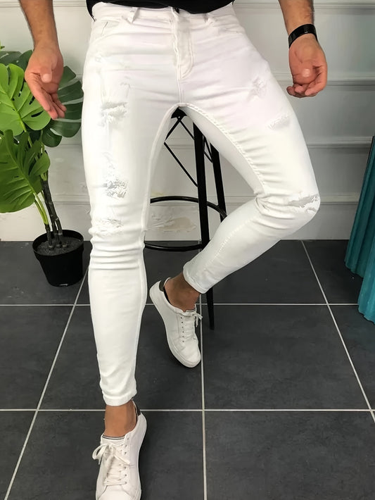 Heren Jeans | Stretch Denim | Trendy & Gescheurde Details | All-Season