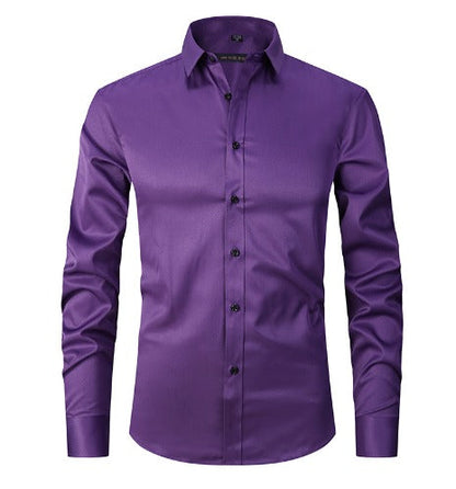 Overhemd Heren | Strijkvrij Kledingstuk | Slim Fit | Elegant Design