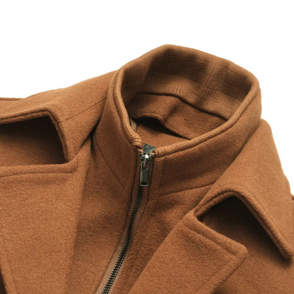Elegante wollen jas voor heren met tijdloze warmte en ultiem comfort | Ezra