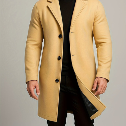 Lange winterjas heren