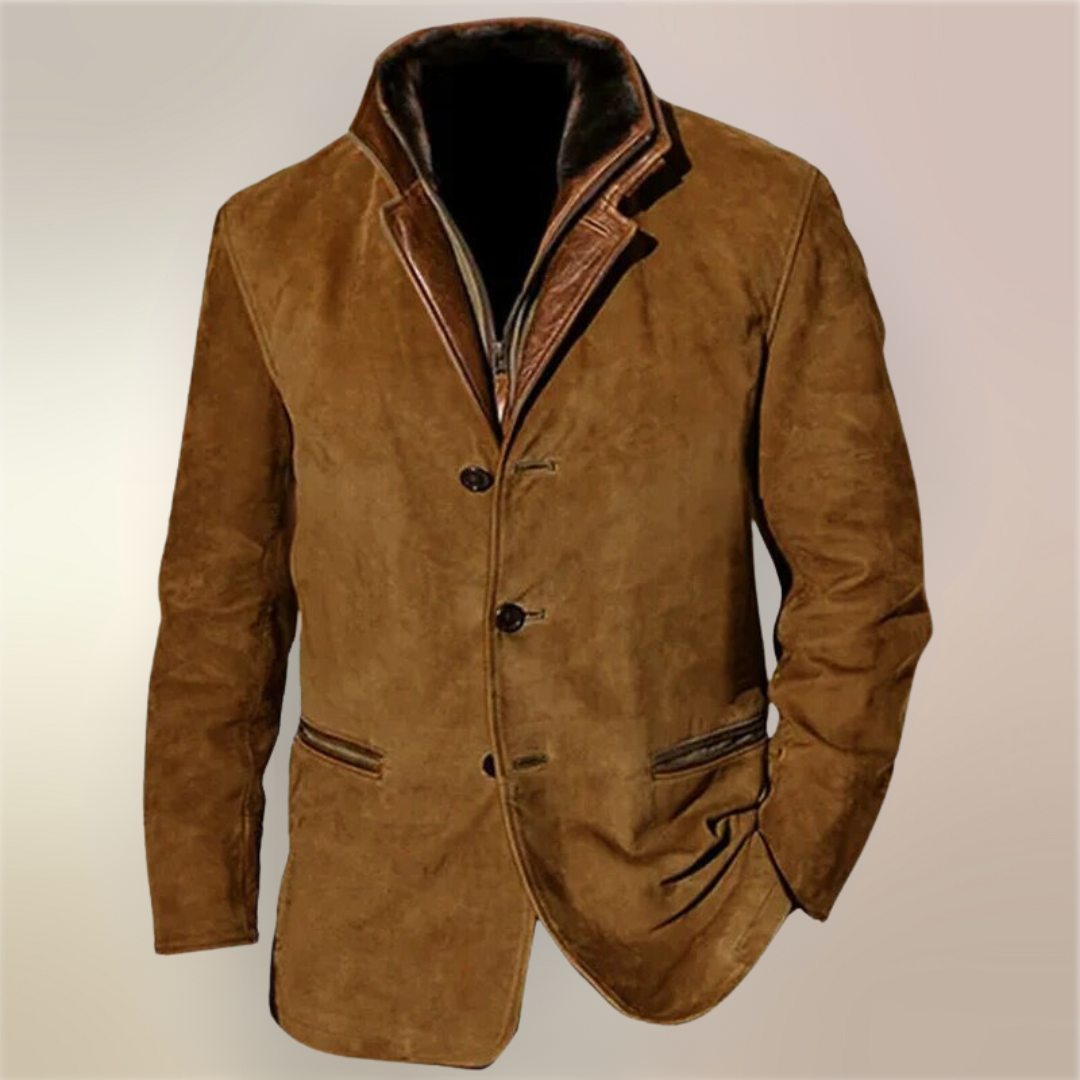 Vintage leren jas heren Mischa