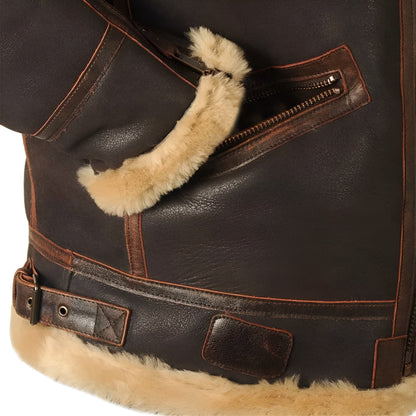 Premium Leren Bomberjack met Zachte Voering voor Ultieme Warmte en Stijl | Lars