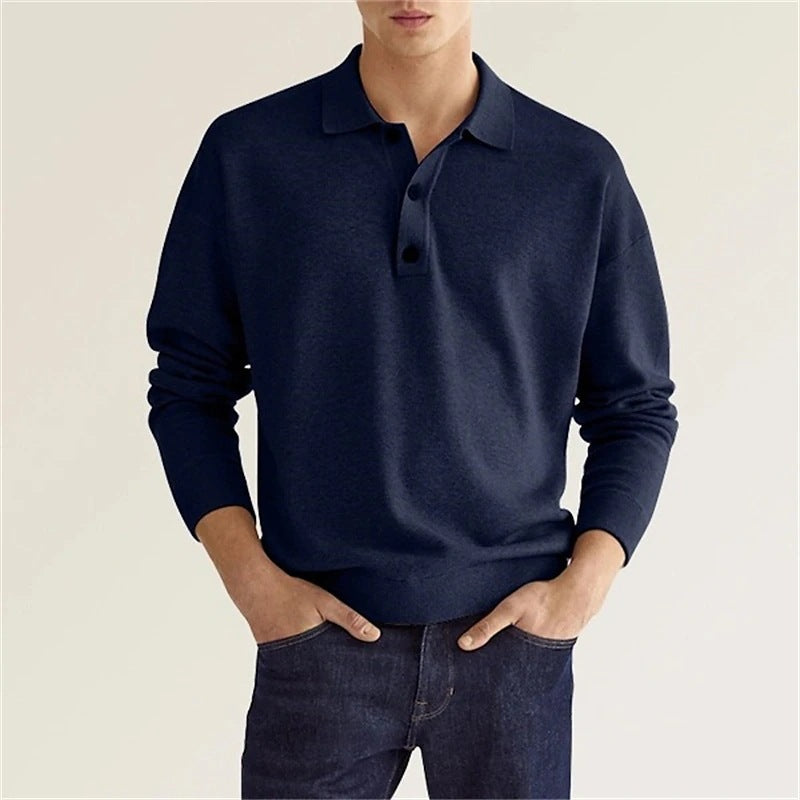 Heren Polo trui | Tijdloos & Casual | Zachte Stoffen Blend | Comfortabele pasvorm