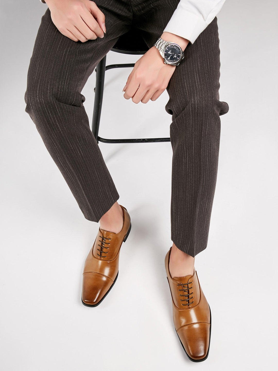 Heren Veterschoenen | Gepolijste Afwerking & Klassiek Design | Formeel & Comfortabel