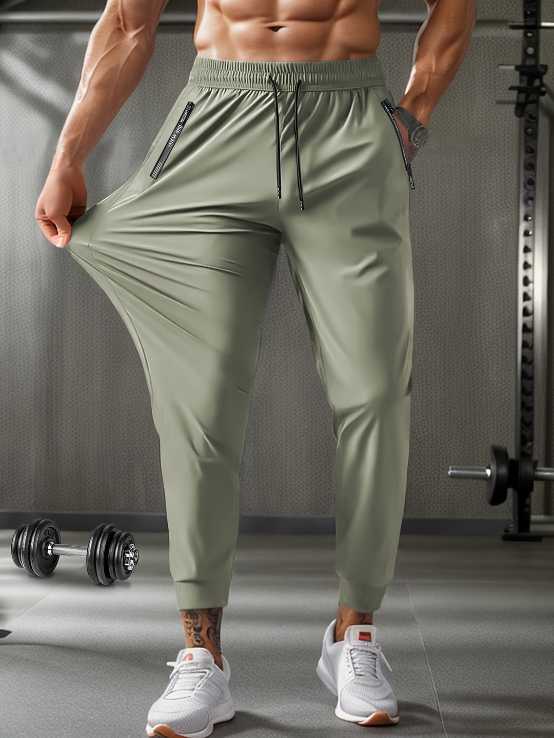 Heren Joggingbroek | Normale Pasvorm | Ademend & Rekbaar | Praktische zakken