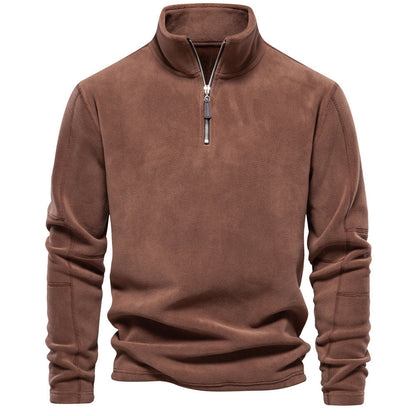 Truien Heren | Thermische Sweater | Half-Zip Staande Kraag | Winter