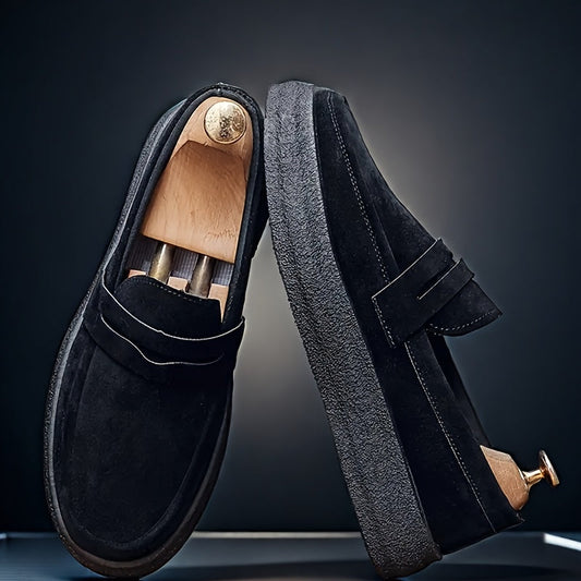 Heren Instappers | Modern & Comfortabel | Slip-On Stijl met Rubberen Zool | PU Leer