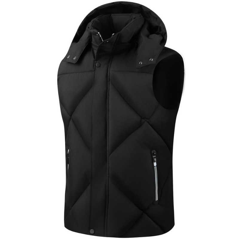 Heren Bodywarmer | Winter Vest met Capuchon | Warm & Praktisch Outdoor
