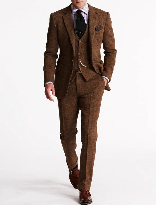 Heren 3 Delig Pak | Formele en feestkleding | Elegant & Klassieke Stijl Kleding