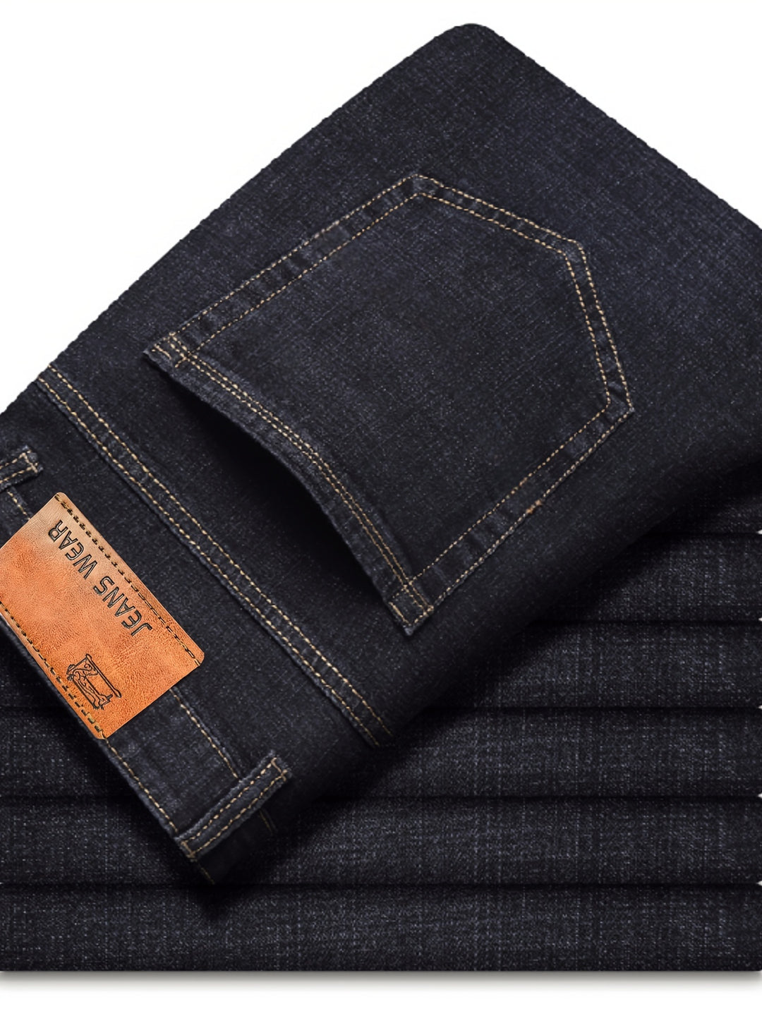 Heren Jeans | Wijde pijpen | Gewassen look & gemiddelde stretch