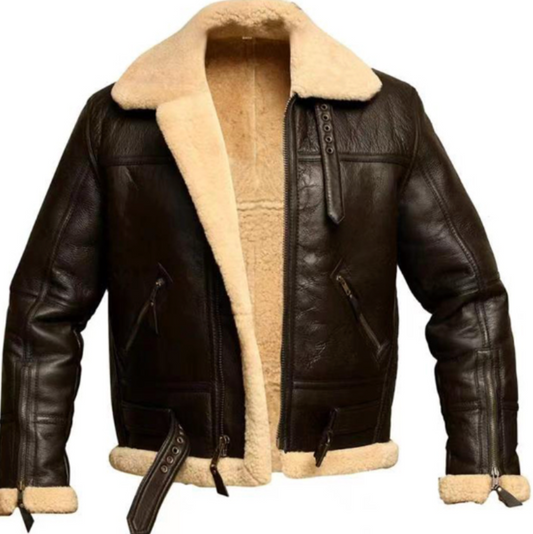 Winterjas Heren | Leren Wintermantel | Tijdloos Design & Ultieme Warmte