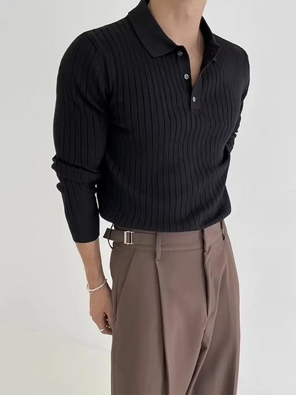 Truien Heren | Polo Kraag | Ribgebreid Design | Comfort Fit